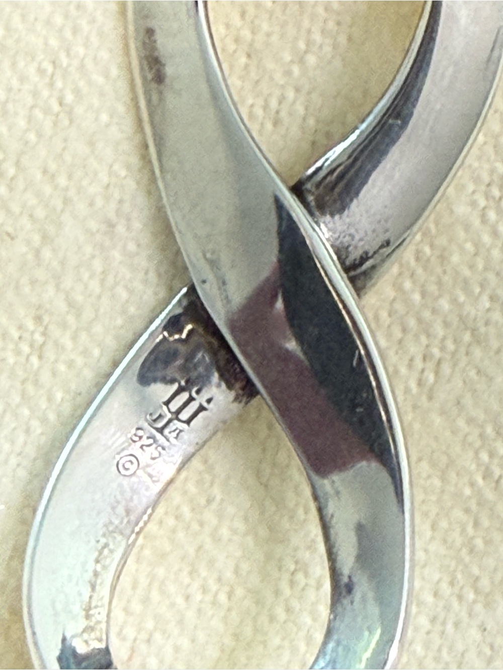 James Avery Silver Infinity Link Bracelet - Picture 8 of 8